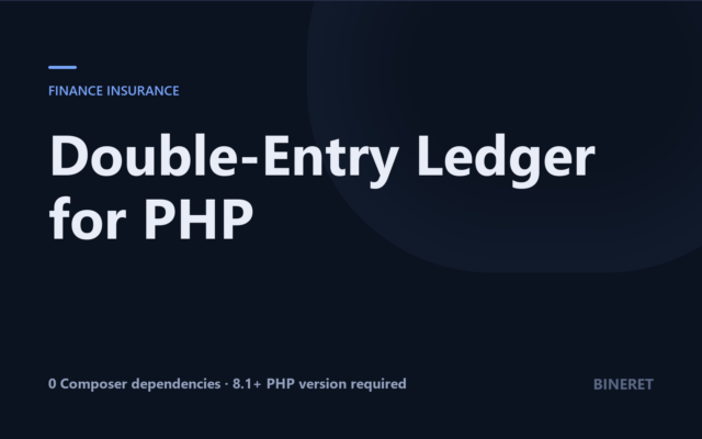 Double-Entry Ledger for PHP