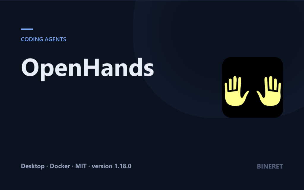 OpenHands Agent Canvas on the Bineret cover